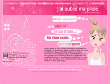 Tablet Screenshot of g-oubliemapilule.com